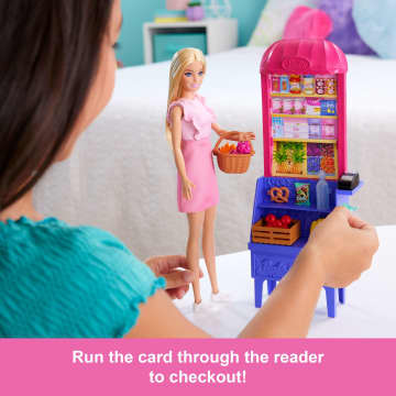 Barbie And Teresa Recipe For Friendship Malibu At The Market Doll & Playset With 11 Accessories - Imagen 3 de 6