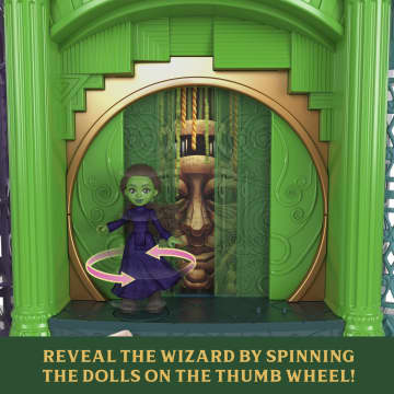 Universal Pictures’ Wicked Emerald City Small Doll Playset With 5 Play Spaces & 15 Accessories - Imagen 3 de 6