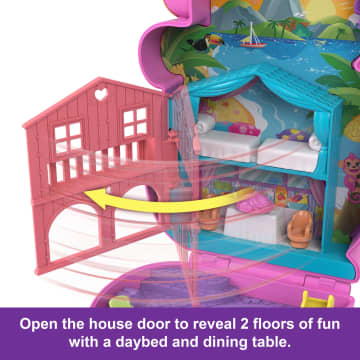 Polly Pocket Momma Monkey & Baby Playset With 2 Micro Dolls, Pets & 13 Accessories, 2-in-1 Purse & Toy - Imagem 5 de 6