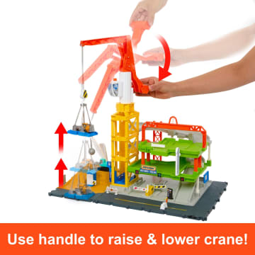 Matchbox Action Drivers Construction Playset With Lights And Sounds, 1 Construction Vehicle - Imagem 5 de 6