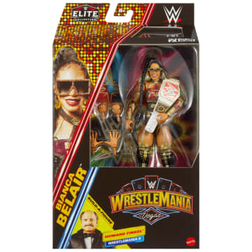 WWE Elite Collection Premium Live EVent Bianca Belair Action Figure Set, Wrestlemania Collectible - Image 2 of 6
