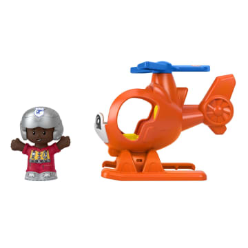 Fisher-Price  Little People  Hélicoptère et Figurine Pilote - Image 5 of 6