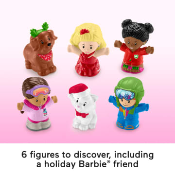 Fisher-Price Little People Barbie Advent Calendar Playset, Christmas Gift For Toddlers, 24 Toys - Imagem 5 de 6