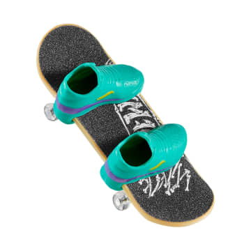 Hot Wheels Skate Veículo de Brinquedo Skateboard SKELETON SLUDGE™ com Tênis - Imagen 4 de 5