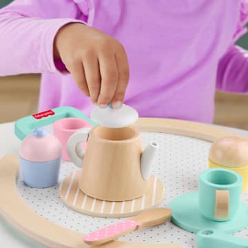 Fisher-Price Juguete para Bebés Juego de Té de Madera - Imagen 3 de 6