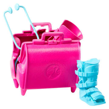 Barbie World Toy Doctor Set With Doll 10 Accessories including Medical Bag, Crutches, Cast, & More - Imagem 2 de 5