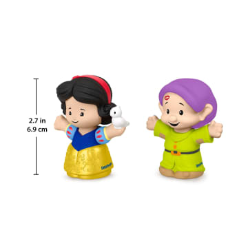 Disney Princess Snow White & Dopey Little People Toddler Figure Set, 2 Pieces - Image 3 of 5