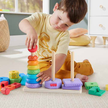 Fisher-Price Juguete para Bebés Torres de Actividades de Madera - Image 2 of 6