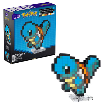 MEGA Pokémon Squirtle Building Toy Kit (367 Pieces) Retro Set For Collectors - Image 1 of 6