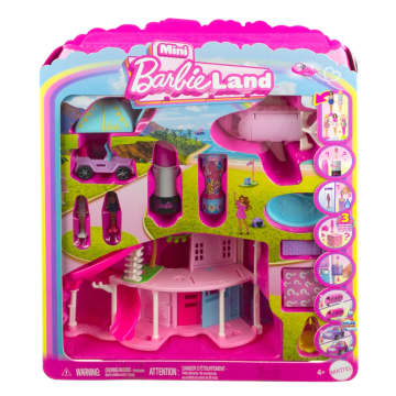 Barbie Mini Barbieland Dreamhouse & 2-Vehicle Playset With 5 1.5-inch Dolls, Furniture & Accessories - Image 6 of 6