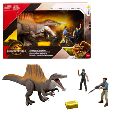 Jurassic World Rebirth Storypack With Exclusive Spinosaurus, 2 Human Figures & Accessories - Image 1 of 6