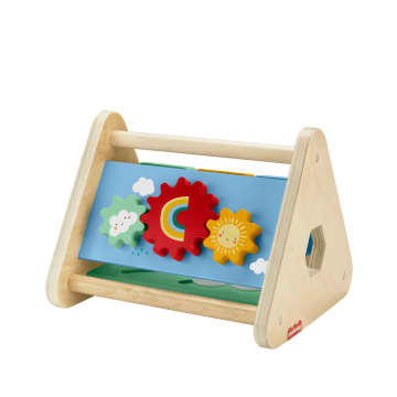 Fisher-Price  Triangle D’Activités en Bois, 1Élément en Bois - Imagen 4 de 6