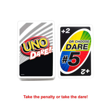 UNO Dare Card Game For Family Nights, Game Nights, Travel, Camping & Parties - Image 5 of 6