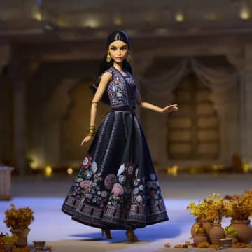 Barbie Signature Diwali Doll By Anita Dongre Wearing Festival Of Lights Look, Holiday Collectible - Sold Out - Image 3 of 12