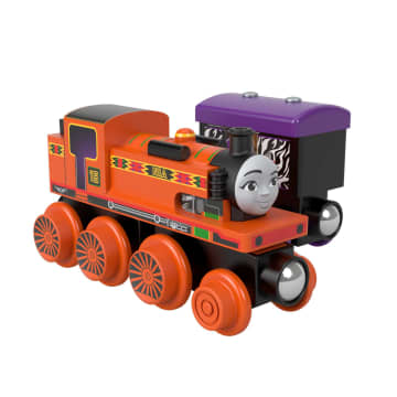 Fisher-Price Thomas et ses Amis Piste en Bois Locomotive Nia et Wagon - Image 2 of 6