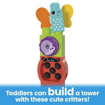 MEGA Bloks Move N Groove Caterpillar Sensory Building Toys For Toddlers 1-3 (30 Pcs) - Imagen 6 de 6