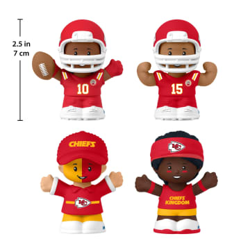 Little People Collector Kansas City Chiefs Officially Licensed NFL Special Edition Set, Series 2 - Imagen 5 de 6