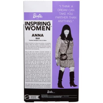 Barbie – Femmes Inspirantes – Poupée et Acc. – Anna Sui, Robe Noire - Image 6 of 6