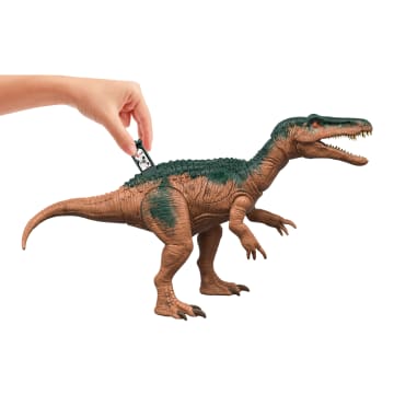 Jurassic World Epic Attack Baryonyx Dinosaur Toy Figure, Double Damage, Lights & Sounds - Imagen 5 de 6