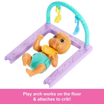 Barbie Skipper Babysitter Doll With Twin Nursery Playset & Accessories - Image 2 of 6