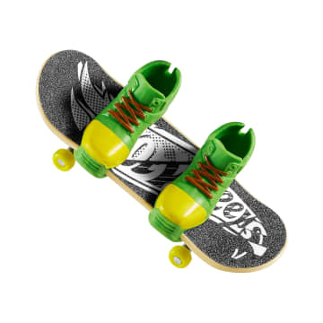 Hot Wheels Skate Veículo de Brinquedo Skateboard ICKSTER TRICKSTER™ com Tênis - Imagen 4 de 6