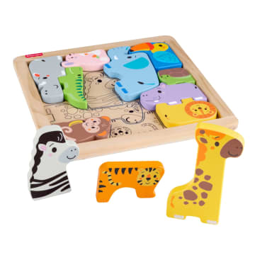 Fisher-Price Brinquedo para Bebês Amigos Animaizinhos de Madeira - Imagen 5 de 6