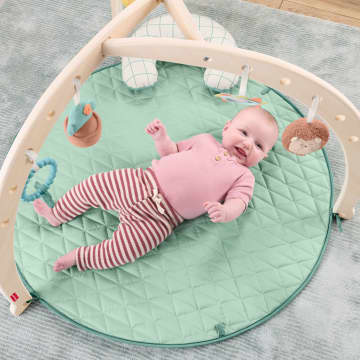 Fisher-Price  Tapis D’Activités de Luxe en Bois, Jouets de Développ. - Imagen 2 de 6