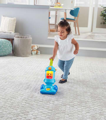 Fisher-Price Laugh & Learn Light-Up Learning Vacuum Electronic Toddler Push Toy - Image 2 of 6