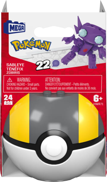 MEGA Pokémon Juguete de Construcción Pokébola SABLEYE - Image 6 of 6