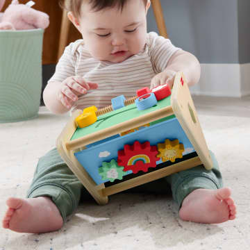 Fisher-Price  Triangle D’Activités en Bois, 1Élément en Bois - Imagen 2 de 6
