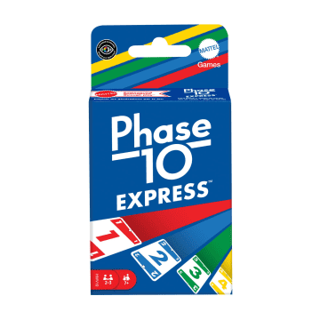 Phase 10 Express Card Game With Smaller More Portable Deck For Faster Play For 2-3 Players - Image 1 of 6