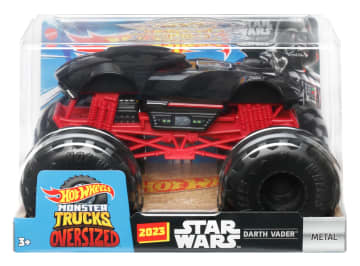 Hot Wheels Monster Trucks Veículo de Brinquedo Darth Vader Escala 1:24 - Imagen 5 de 5