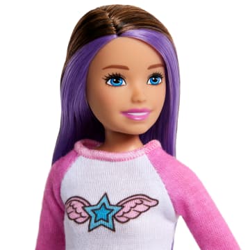 Barbie Skipper Doll & 10 Accessories, Travel Set With Luggage, Sticker Sheet & More - Image 2 of 6