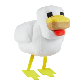 Minecraft Plush Chicken Toy, 8-inch Collectible Soft Doll inspired By Video Game Character