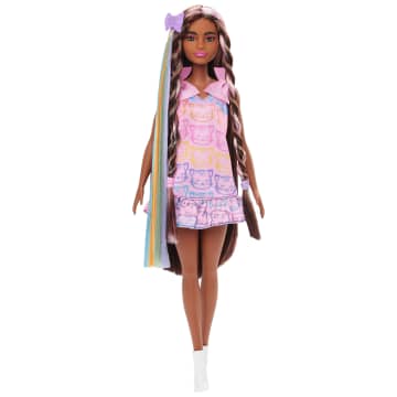 Barbie Fun & Fancy Doll & Accessories, Brunette Fashion Doll With Extra-Long Hair & 2 Looks