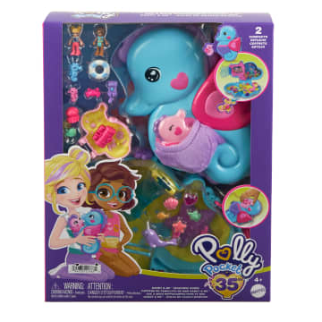 Polly Pocket  Sac à Main Hippocampes Papa et Moi, 2Micro-Poupées - Imagen 4 de 4