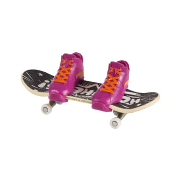 Hot Wheels Skate Veículo de Brinquedo Skateboard POW com Tênis - Imagen 2 de 4