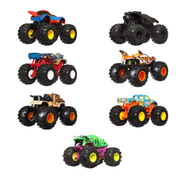 Hot Wheels Monster Trucks Vehículo de Juguete Auto Sorpresa Escala 1:24 - Imagem 5 de 6