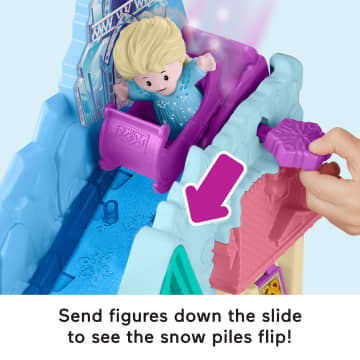 Disney Frozen Arendelle Sledding Adventures Little People Toddler Playset With 2 Figures - Image 3 of 6