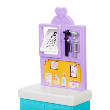 Barbie Pediatrician Doll And Doctor Playset With Accessories, Purple Scrubs, Barbie Toys - Image 5 of 6