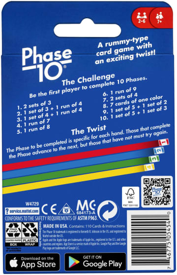 Mattel Games Jogo de Cartas Phase 10 - Imagen 3 de 5
