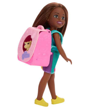 Barbie Family & Friends Chelsea Playtime Kitty Backpack Doll And Accessories, Backpack With Kitten Play Piece - Imagen 1 de 6