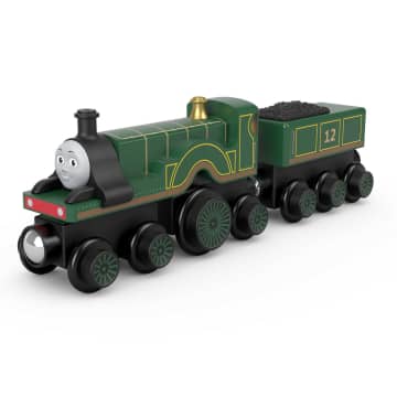 Fisher-Price Thomas & Friends Wooden Railway Emily Engine And Coal-Car - Image 1 of 6