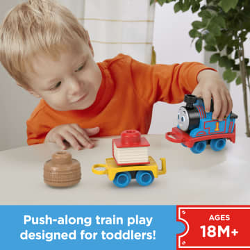 Thomas & Friends My First Thomas Push-Along Toy Train With Stacking Cargo For Toddlers - Image 2 of 6