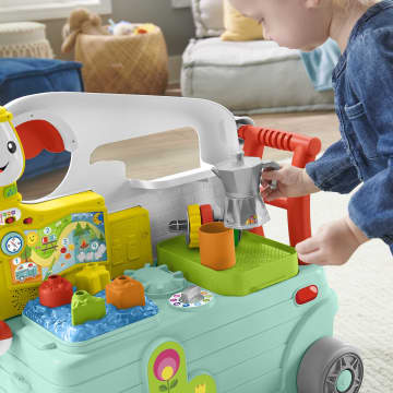 Fisher-Price Rires et Éveil Caravane en Balade 3 en 1, Centre D’Activités Musical Version Anglaise et Française - Image 4 of 6