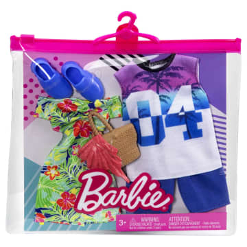Barbie Clothes, Fashion Pack With 2 Complete Looks For Barbie & Ken Dolls - Image 3 of 3