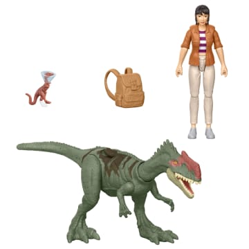 Jurassic World: Chaos Theory Storypack, Yaz & Monolophosaurus Action Figure Toys & 2 Accessories - Image 5 of 6