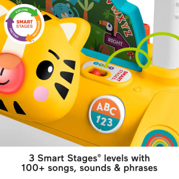 Fisher-Price 2-Sided Steady Speed Tiger Walker Electronic Learning Toy For Infant & Toddler - Image 5 of 6