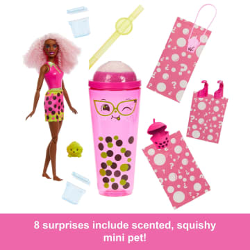 Barbie Pop Reveal Bubble Tea Series Fashion Doll & Accessories Set With 8 Surprises - Image 5 of 6