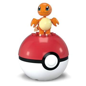 MEGA Pokémon Jogo de Construção Pokébola Colecionável Charmander - Imagen 3 de 5